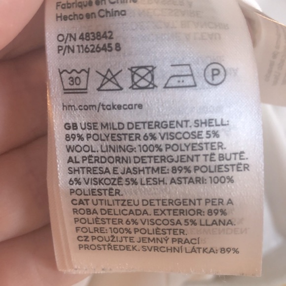 ⭐️HOST PICK⭐️ H&M White Blazer Coat - Picture 4 of 6